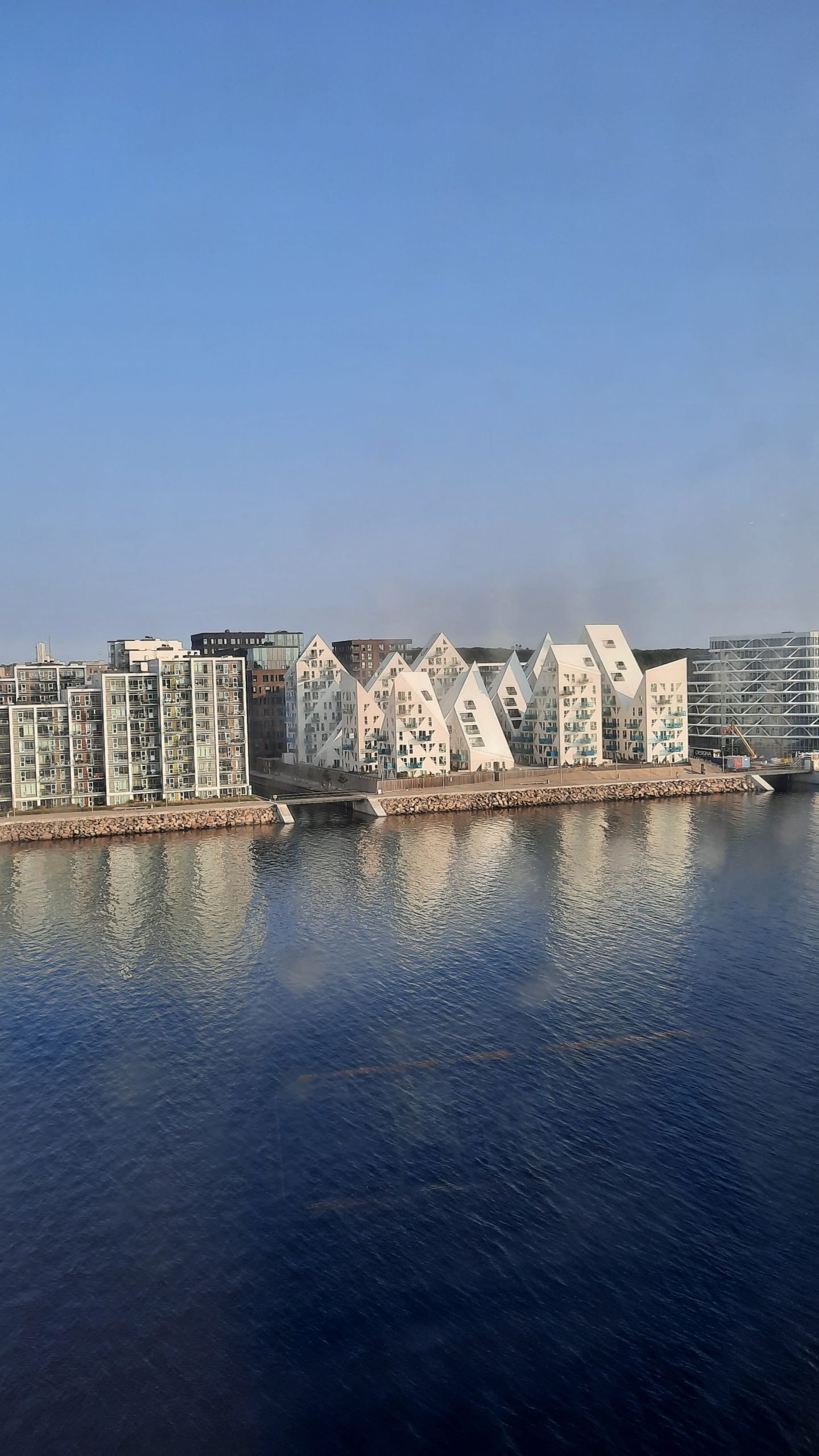 Aarhus Stadt am Kreuzfahrthafen
