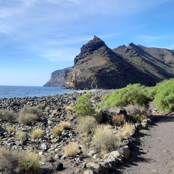 La Gomera Steinstrand Landgang auf eigene Faust