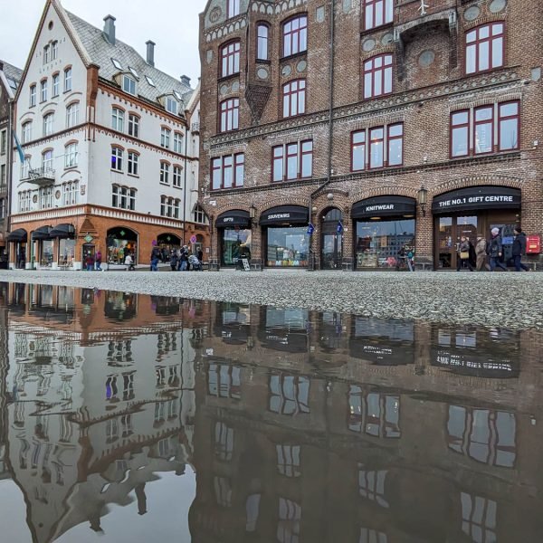 Altstadt Bergen in Norwegen