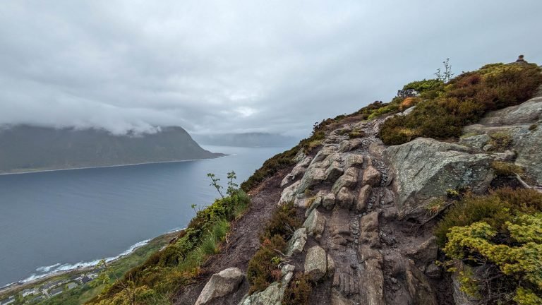 Sukkertoppen Wandern Nebel Norwegen