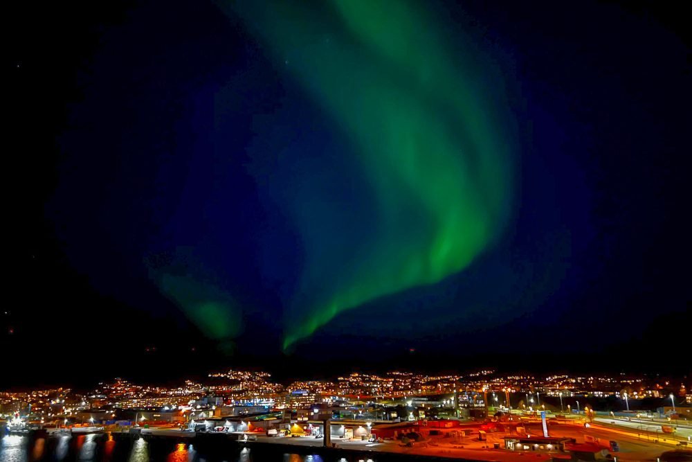 Nordlichter Bodø Skyline
